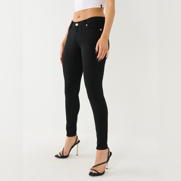 NWT True Religion Halle Single Needle Super Skinny Jeans - Picture 4 of 13